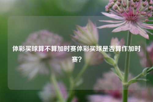体彩买球算不算加时赛体彩买球是否算作加时赛？